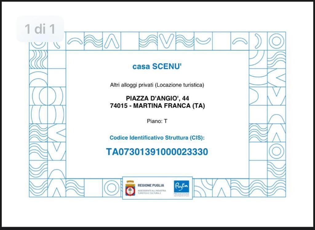 Scenu' Apartment Martina Franca Luaran gambar